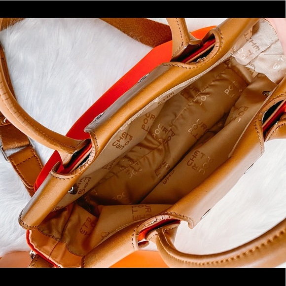 Orange and Tan Crossbody Bag - Picture 5 of 9